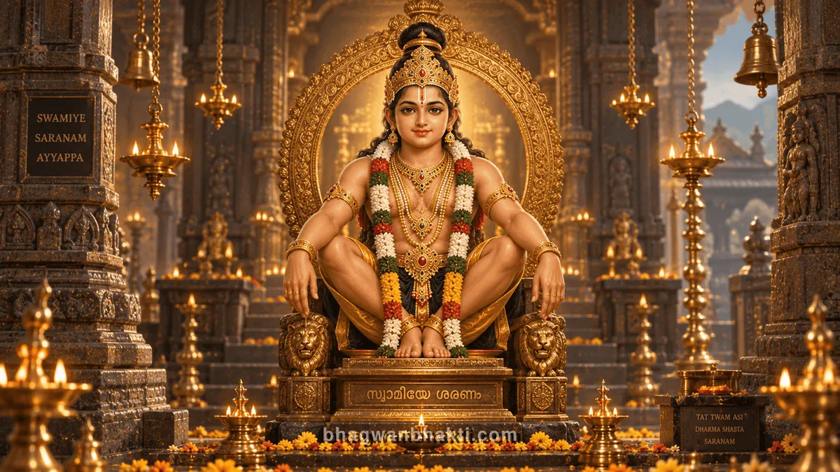 Ayyappa Aarti | अय्यप्पा आरती - Aarti Bhagwan Bhakti