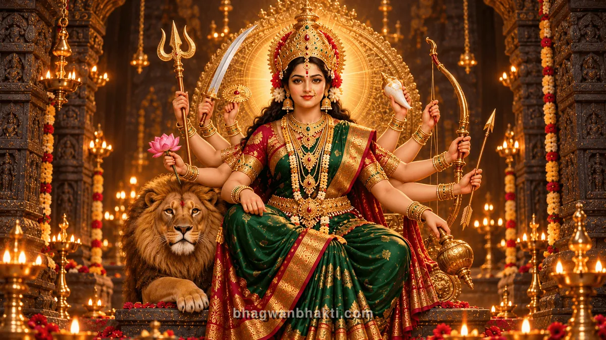 Tulja Bhavani Aarti | तुळजा भवानी आरती - Aarti Bhagwan Bhakti