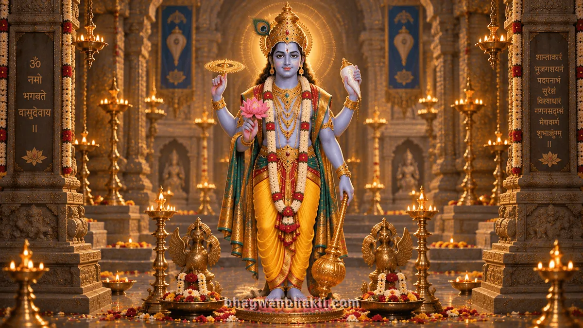 Shri Vishnu Chalisa | श्री विष्णु चालीसा - Vishnu Bhagwan Bhakti